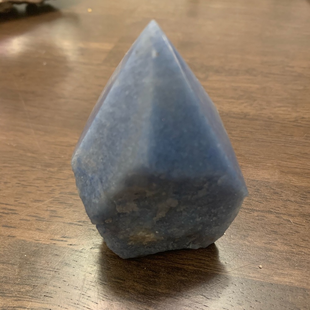 Blue Chalcedony point